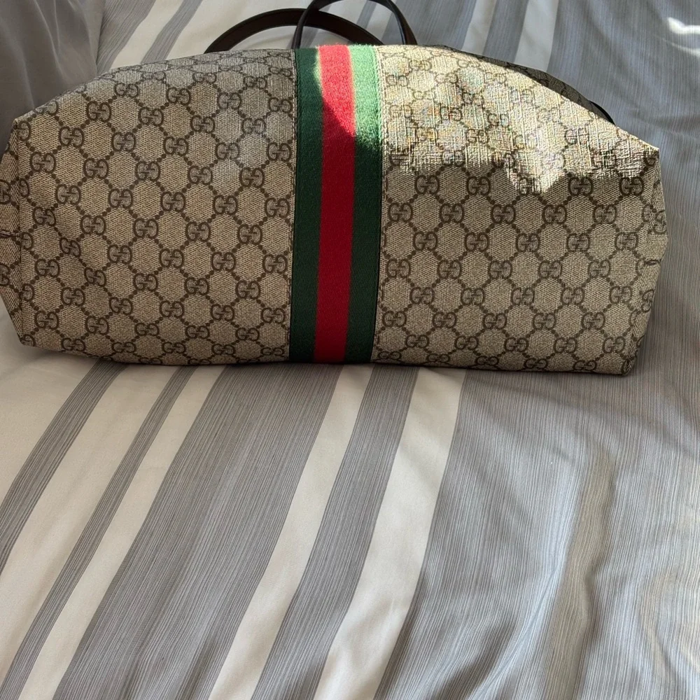 Gucci Ophidia Beige and Brown Tote - Picture 3 of 10